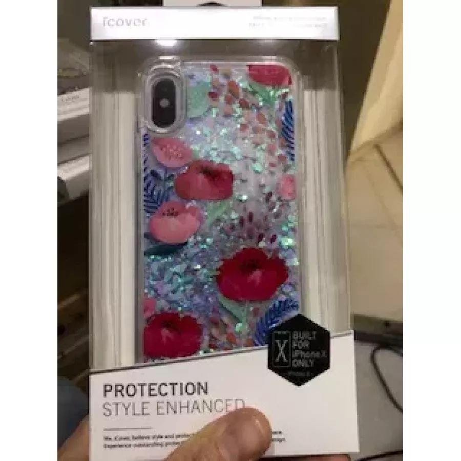 Купить Чехол iCover Hard Sparkle (Liquid) Opium для iPhone X в Сочи. Вид 1