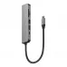 Купить Адаптер EnergEA AluHUB HD 6-in-1 Superspeed, USB-C PD60W, USB3.0, USB2.0, HDMI 4K30, SD, microSD в Сочи. Вид 2