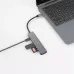 Купить Адаптер EnergEA AluHUB HD 6-in-1 Superspeed, USB-C PD60W, USB3.0, USB2.0, HDMI 4K30, SD, microSD в Сочи. Вид 4