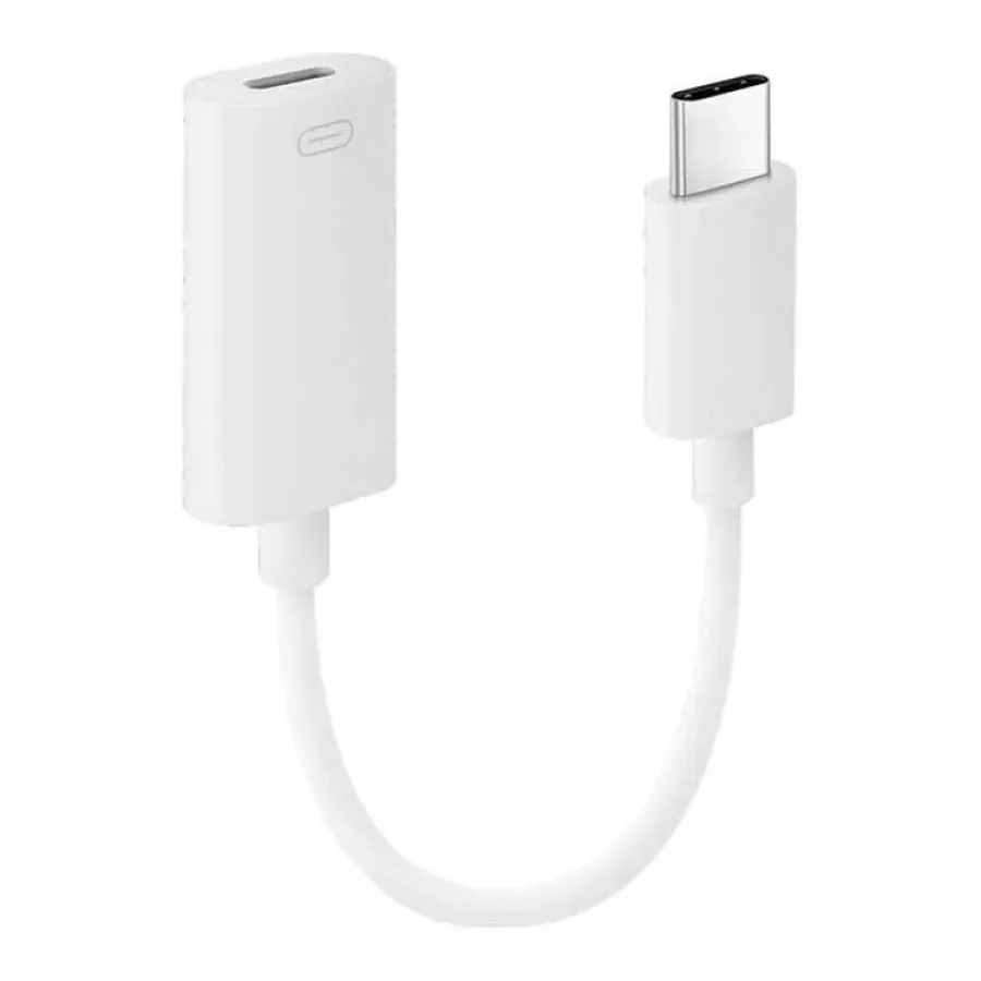 Купить Адаптер EnergEA Bazic GoCharge USB-C to Lightning (Power/Data/CarPlay), белый в Сочи. Вид 1