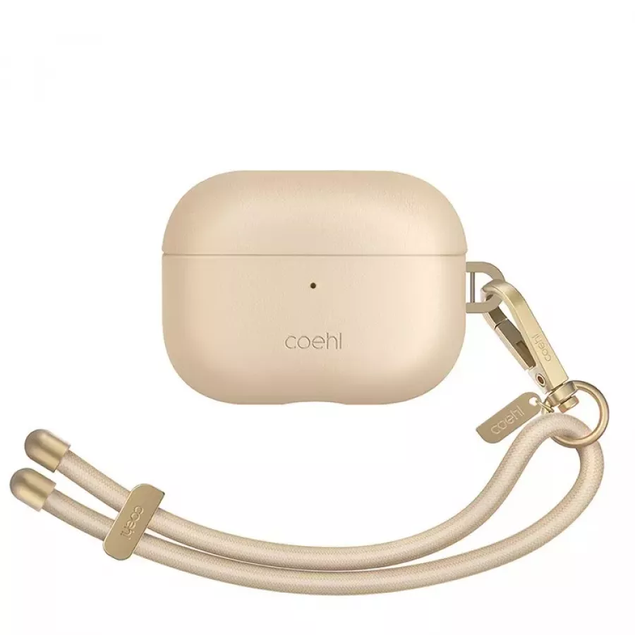 Купить Чехол Uniq COEHL Haven with handstrap для Airpods Pro 2, Cream в Сочи. Вид 1