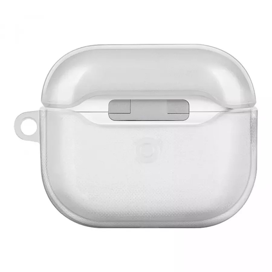Купить Чехол Uniq Glase с карабином для Airpods 3, прозрачный в Сочи. Вид 2