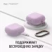 Купить Силиконовый чехол Elago Silicone Hang Lavender grey для AirPods 3 (2021), лавандовый в Сочи. Вид 5