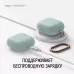 Купить Силиконовый чехол Elago Silicone Hang Mint для AirPods 3 (2021), мятный в Сочи. Вид 5