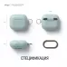 Купить Силиконовый чехол Elago Silicone Hang Mint для AirPods 3 (2021), мятный в Сочи. Вид 6