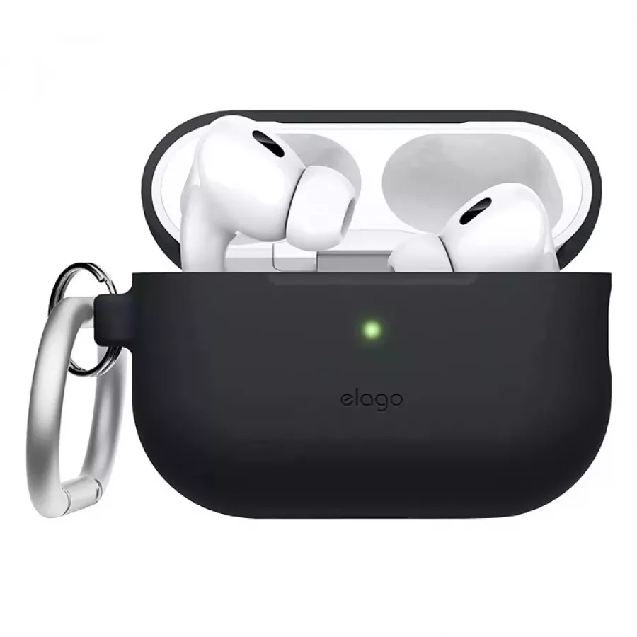 Купить Чехол Elago Silicone case для AirPods Pro 2 (all), Black в Сочи. Вид 1