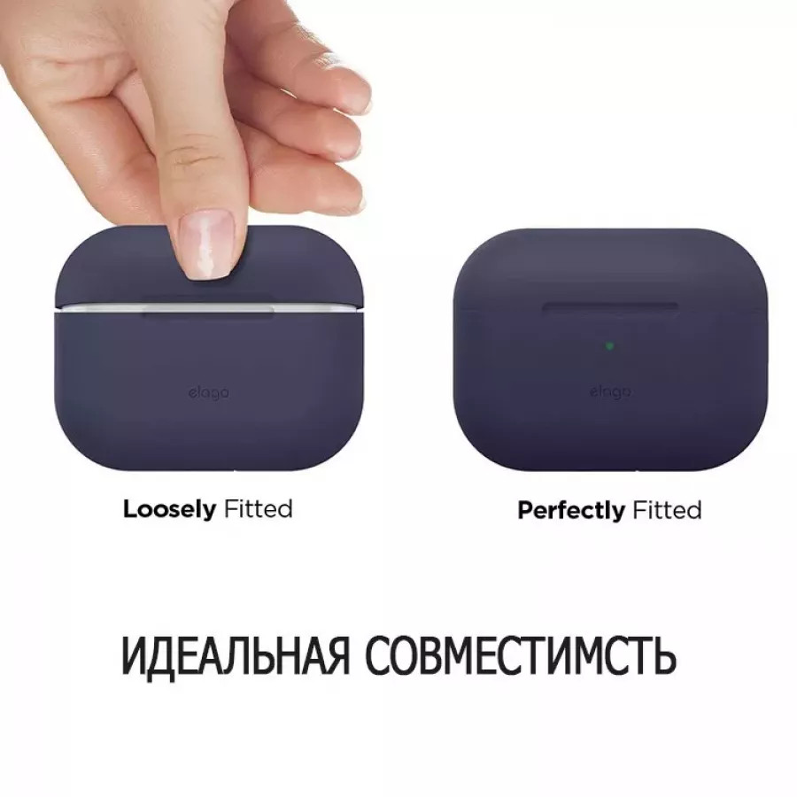 Купить Чехол Elago Silicone case для AirPods Pro 2 (all), Jean Indigo в Сочи. Вид 2