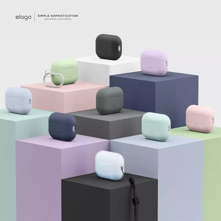 Купить Чехол Elago Silicone case для AirPods Pro 2 (all), Jean Indigo в Сочи. Вид 6