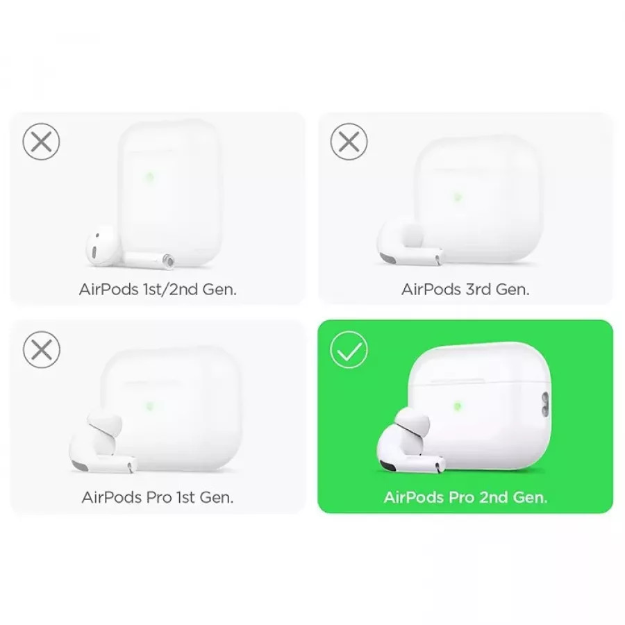 Купить Чехол Elago Silicone case для AirPods Pro 2 (all), Jean Indigo в Сочи. Вид 7
