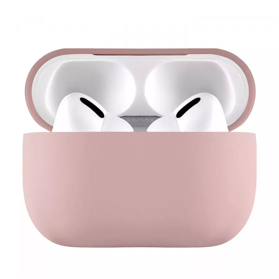 Купить Чехол uBear Touch Pro Silicone Case для Airpods Pro 2, 1,5 мм усиленный, розовый в Сочи. Вид 1