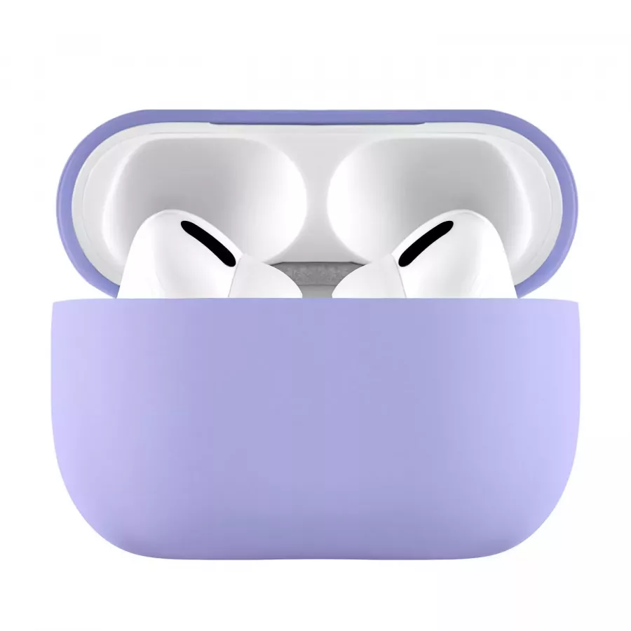 Купить Чехол uBear Touch Pro Silicone Case для Airpods Pro 2, 1,5 мм усиленный, фиолетовый в Сочи. Вид 1