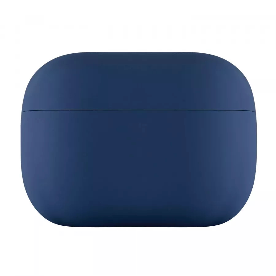 Купить Чехол uBear Touch Pro Silicone Case для Airpods Pro 2, 1,5 мм усиленный, темно-синий в Сочи. Вид 2