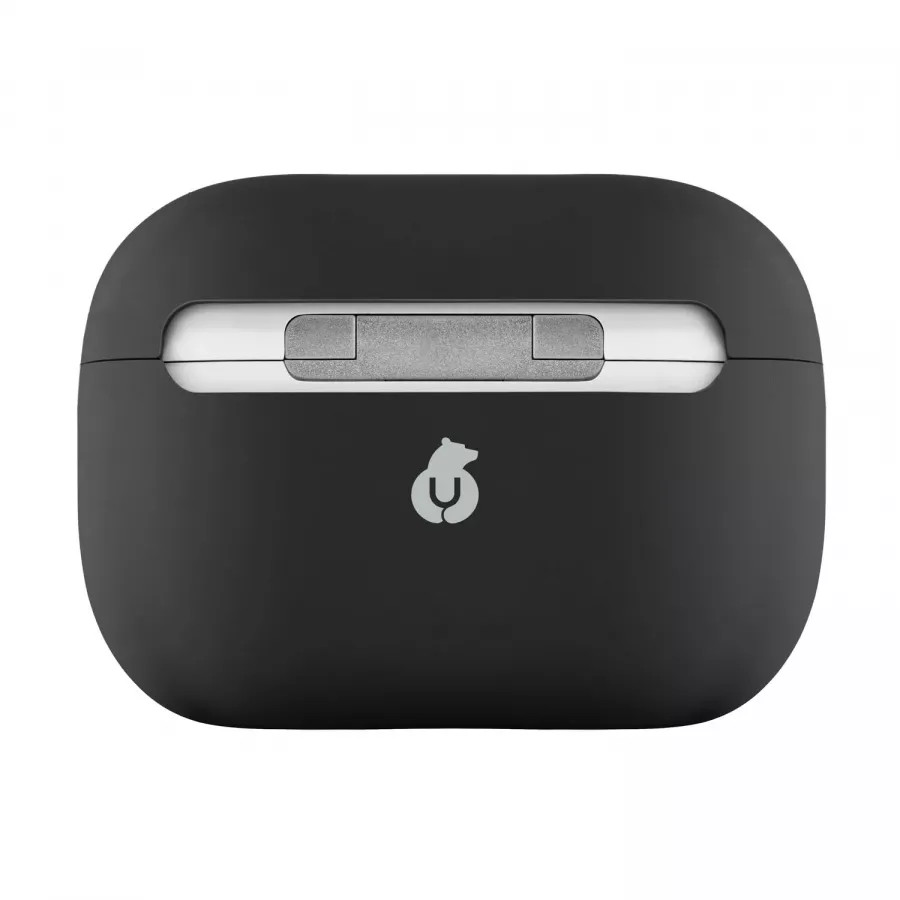 Купить Чехол uBear Touch Pro Silicone Case для Airpods Pro 2, 1,5 мм усиленный, черный в Сочи. Вид 3