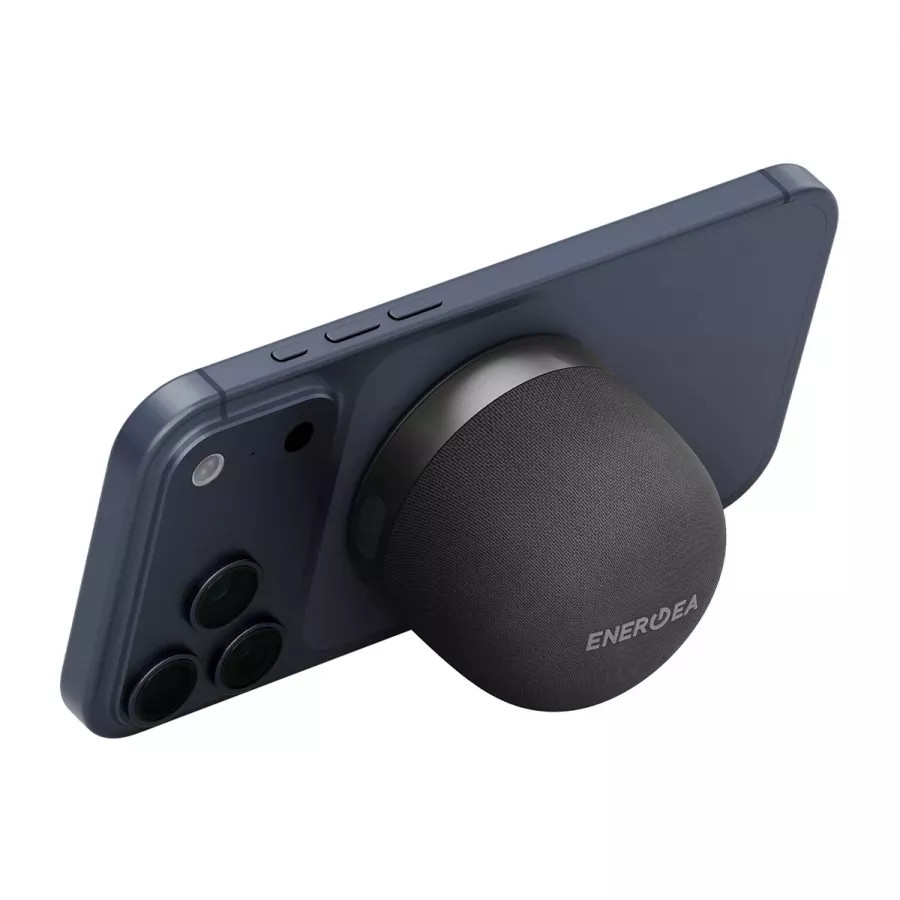 Купить Беспроводная колонка Energea MagAudio Go Plus, MagSafe Bluetooth Speaker, Wireless 15W, Charcoal в Сочи. Вид 8