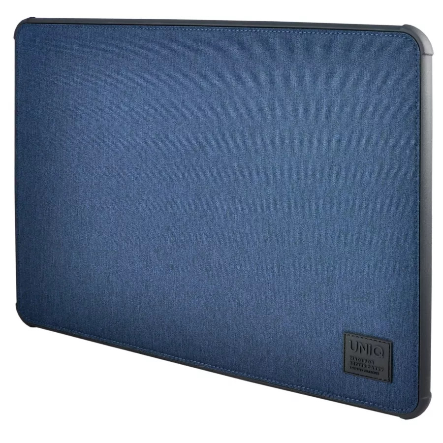 Купить Чехол Uniq DFender Sleeve Kanvas для Macbook Pro 15/16, blue в Сочи. Вид 3