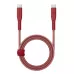Купить Кабель EnergEA FLOW USB-C to USB-C PD240W 5A Nanoweave Magnetic tie, 1.5м, красный в Сочи. Вид 2