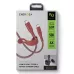 Купить Кабель EnergEA FLOW USB-C to USB-C PD240W 5A Nanoweave Magnetic tie, 1.5м, красный в Сочи. Вид 6