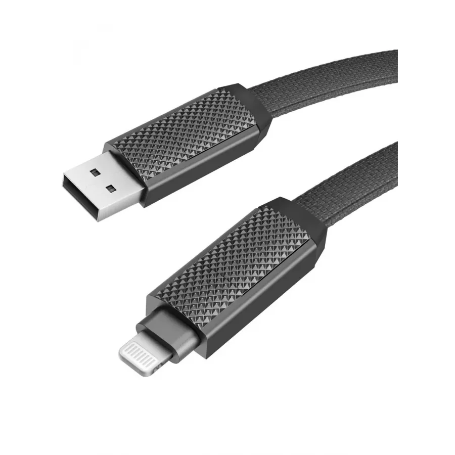 Купить Кабель EnergEA Bazic AluCable 4-in-1 (In USB-A/C, Out USB-C/Lightning) 60W, 1м, черный в Сочи. Вид 1