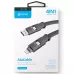 Купить Кабель EnergEA Bazic AluCable 4-in-1 (In USB-A/C, Out USB-C/Lightning) 60W, 1м, черный в Сочи. Вид 8