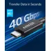 Купить Кабель Anker USB-C to USB-C ThunderBolt 3.0 100Вт, 40Гбит/с  0.5м, черный в Сочи. Вид 2