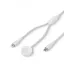 Купить Зарядный кабель EnergEA ЗУ Bazic GoCharge Deuce 2in1 USB-C to AW 1.8м для Apple Watch, White в Сочи. Вид 2