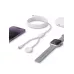 Купить Зарядный кабель EnergEA ЗУ Bazic GoCharge Deuce 2in1 USB-C to AW 1.8м для Apple Watch, White в Сочи. Вид 4