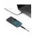 Купить Кабель EnergEA FLOW Duo USB-C to USB-C PD240W/480Mbps 5A + Lightning MFI PD60W 3A Nanoweave, 1.5м, черный в Сочи. Вид 4