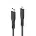 Купить Кабель EnergEA FLOW USB-C to Lightning C94 PD60W 3A Nanoweave Magnetic tie, 1.5м, черный в Сочи. Вид 2