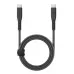 Купить Кабель EnergEA FLOW USB-C to USB-C PD240W 5A Nanoweave Magnetic tie, 1.5м, черный в Сочи. Вид 2