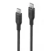 Купить Кабель EnergEA Bazic GoCharge Weave 1.5м USB-C to USB-C 60W 480Mbps Soft braided, черный в Сочи. Вид 2