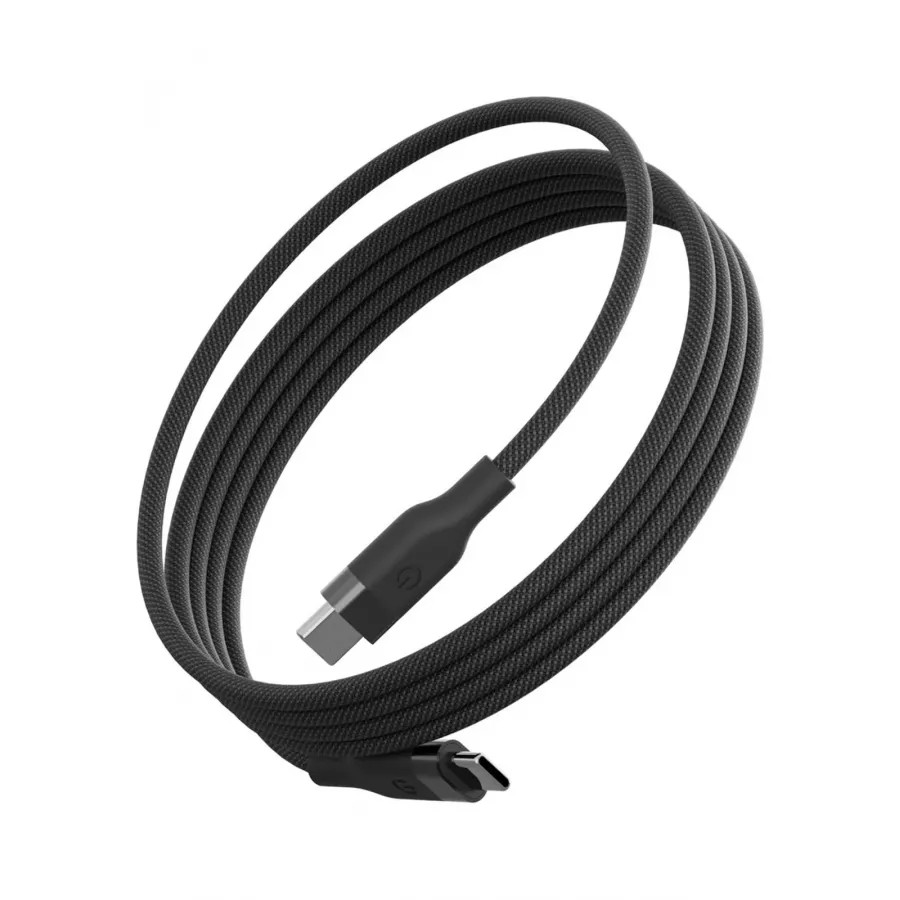 Купить Кабель EnergEA HELIX Magnetic 1.5м USB-C to USB-C 100W 480Mbps, черный в Сочи. Вид 2