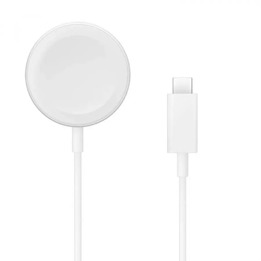 Купить Зарядный кабель EnergEA ЗУ Bazic GoCharge Wireless chager with USB-C to AW cable 1м для Apple Watch, White в Сочи. Вид 5