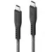 Купить Кабель EnergEA FLOW USB-C to USB-C 3.2 Gen2/20Gbps PD240W 5A Nanoweave Magnetic tie, 2м, черный в Сочи. Вид 2