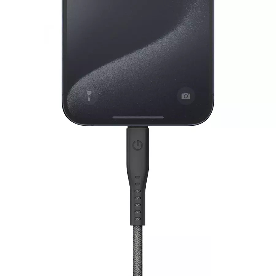 Купить Кабель EnergEA FLOW USB-C to USB-C 3.2 Gen2/20Gbps PD240W 5A Nanoweave Magnetic tie, 2м, черный в Сочи. Вид 5