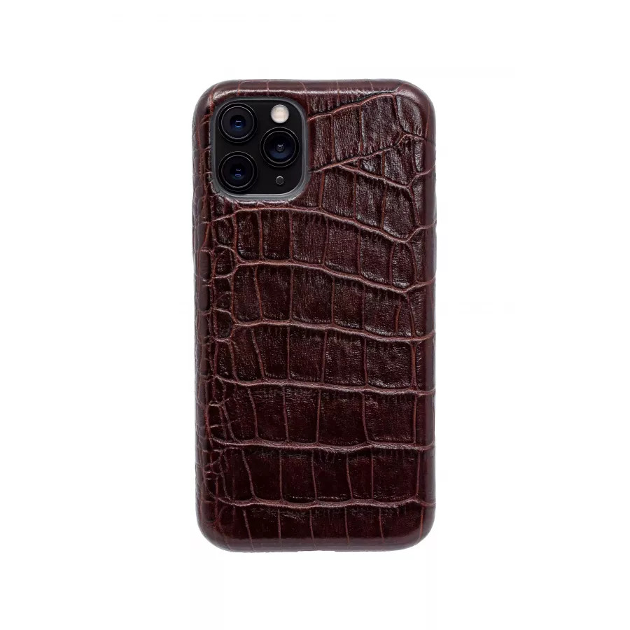 Купить Чехол из натуральной кожи для iPhone 11 Pro - Brown в Сочи. Вид 4