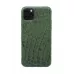 Чехол из натуральной кожи для iPhone 11 Pro Max - Amazonian green. Вид 4