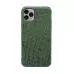 Чехол из натуральной кожи для iPhone 11 Pro Max - Amazonian green. Вид 2