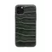 Купить Чехол из натуральной кожи для iPhone 11 Pro Max - Cayman green в Сочи. Вид 4