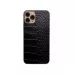 Купить Защитная наклейка из натуральной кожи для iPhone 11 Pro, Вид Черный 3 в Сочи. Вид 4