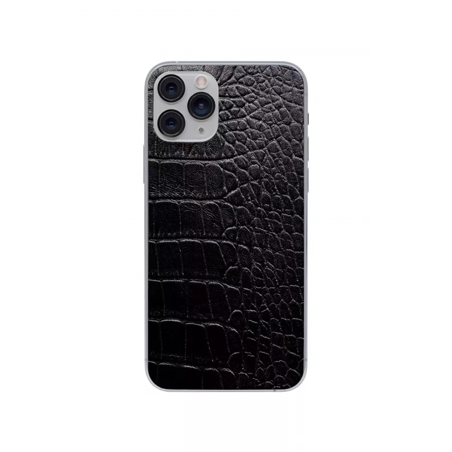 Купить Защитная наклейка из натуральной кожи для iPhone 11 Pro, Вид Черный 3 в Сочи. Вид 3