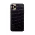 Купить Защитная наклейка из натуральной кожи для iPhone 11 Pro Max, Вид Черный 3 в Сочи. Вид 4