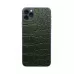 Купить Защитная наклейка из натуральной кожи для iPhone 11 Pro Max, Вид Зеленый 2 в Сочи. Вид 3