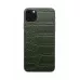 Купить Защитная наклейка из натуральной кожи для iPhone 11 Pro Max, Вид Зеленый 3 в Сочи. Вид 4