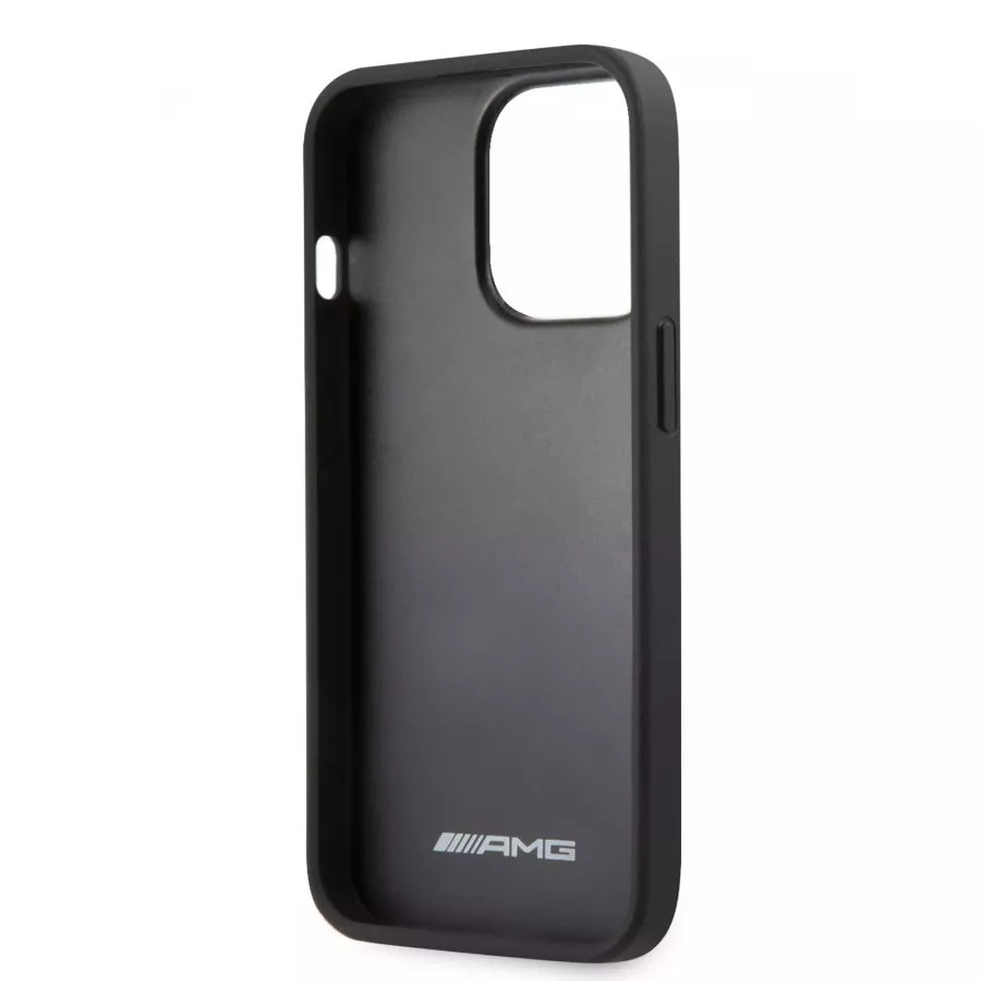 Купить Чехол AMG Genuine leather Big logo Hard для iPhone 13 Pro Max, черный в Сочи. Вид 2