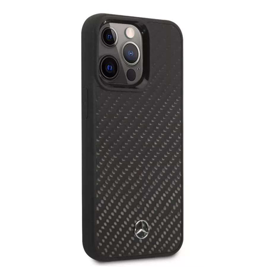 Купить Чехол Mercedes Dynamic Real carbon Hard для iPhone 13 Pro Max, черный в Сочи. Вид 4
