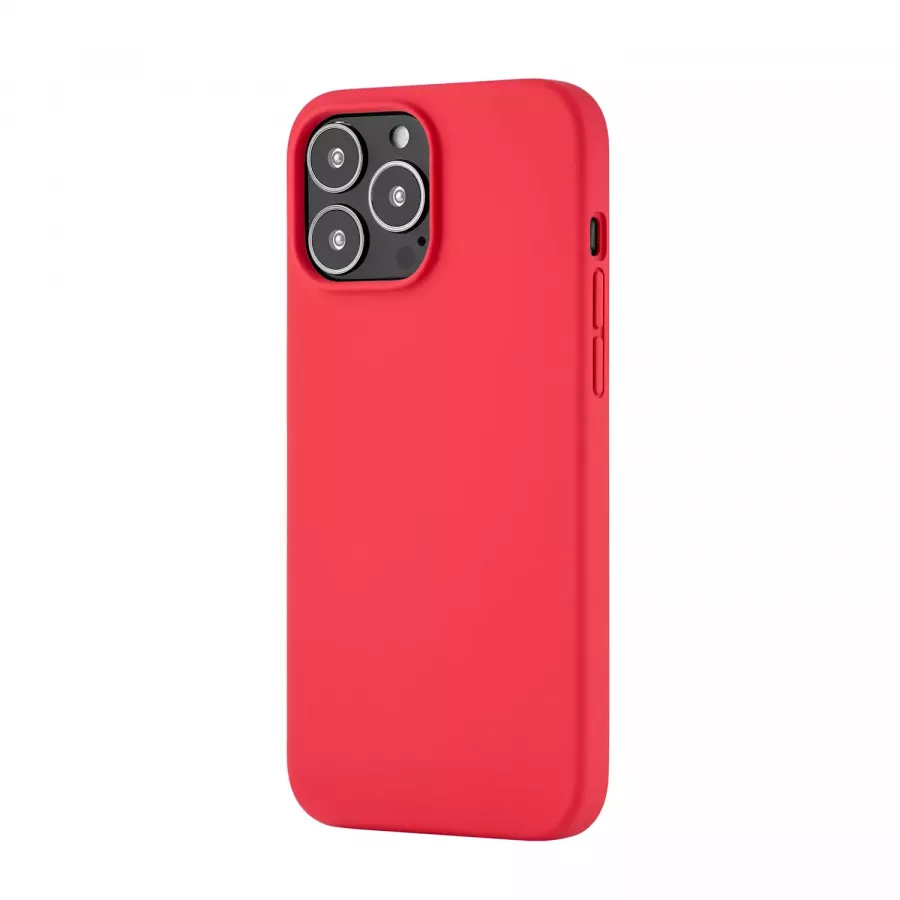 Купить Силиконовый чехол uBear Touch Mag Case для iPhone 13 Pro Max, красный в Сочи. Вид 1