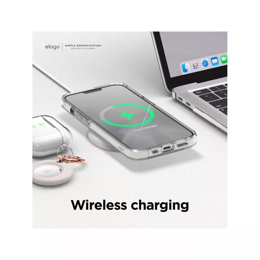 Купить Чехол Elago Hybrid case (PC/TPU) Crystal для iPhone 13 Pro, прозрачный в Сочи. Вид 6