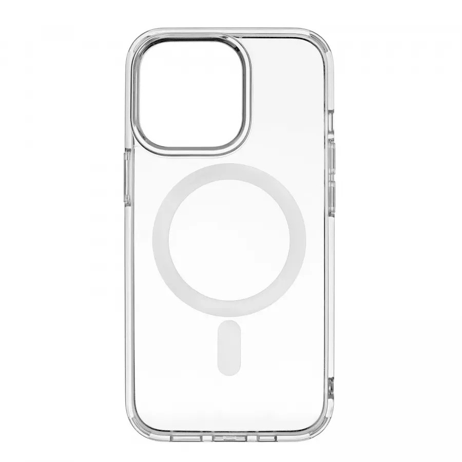 Купить Чехол uBear Real Mag Case для iPhone 13 Pro, усиленный, текстурир.,прозрачный в Сочи. Вид 5