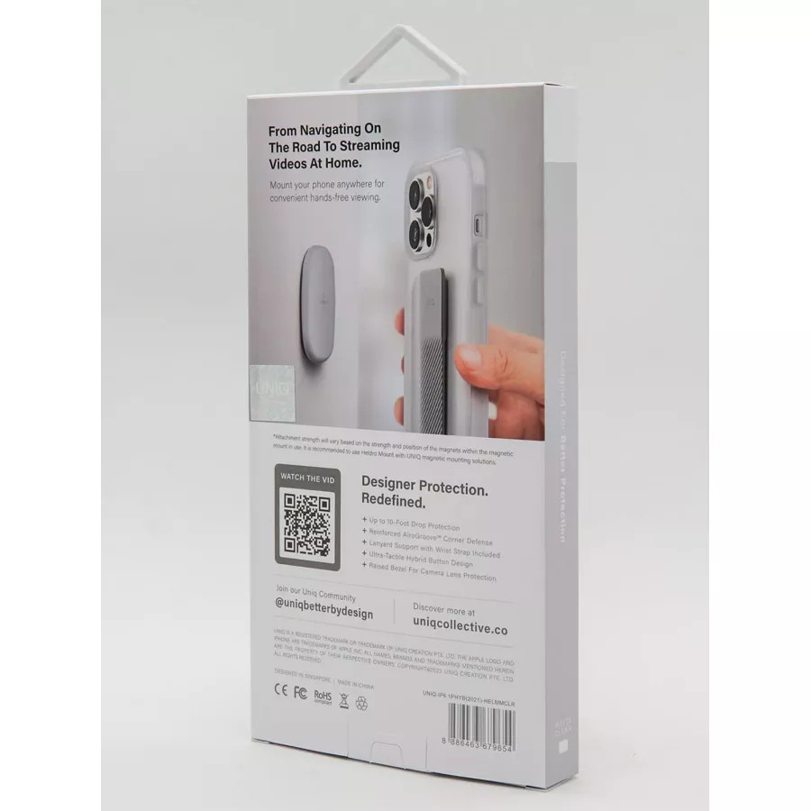 Купить Чехол Uniq Heldro +Band Clear для iPhone 13 Pro, прозрачный в Сочи. Вид 6