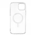 Купить Чехол uBear Real Mag Case для iPhone 14 Plus, усиленный, текстурир.,прозрачный в Сочи. Вид 3